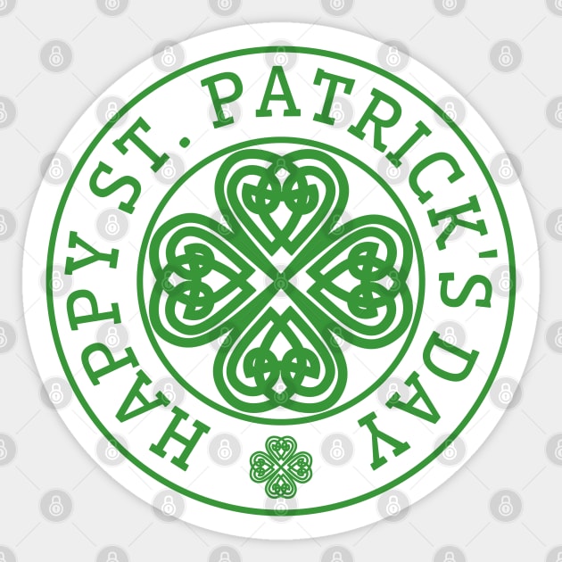 Happy St Patricks Day _ St Patricks Day Sticker by POD Creations